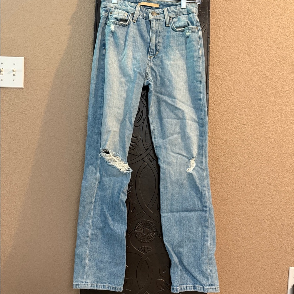 Joe's Jeans Light wash Straight Leg Distressed Jeans